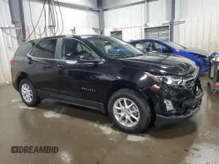 2021 Chevrolet Equinox LT with VIN 3GNAXUEV8ML340007, listed as a Copart auction lot 55551695 with 57,063 mi miles and Salvage title. Bid and sale history available at DreamBid. Image 4.
