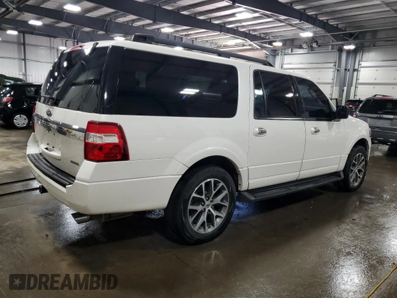 2015 Ford Expedition Max XLT z VIN 1FMJK1JT7FEF49523, wystawiony jako Copart lot #53135845 z przebiegiem 137 119 mil mil oraz Szkoda całkowita • Salvage title. Historia ofert i sprzedaży dostępna na DreamBid. Obrazek 3.