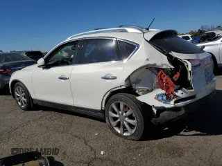 2008 Infiniti EX Journey with VIN JNKAJ09F38M361699, listed as a Copart auction lot 76582944 with 195,003 mi miles and Salvage Title. Bid and sale history available at DreamBid. Image 2.