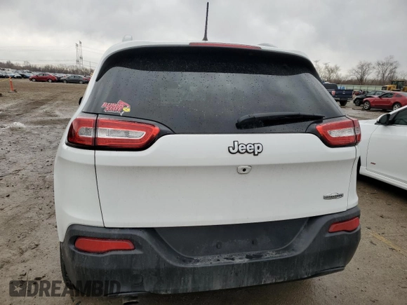 2018 Jeep Cherokee Latitude Plus with VIN 1C4PJLLB2JD622877, listed as a Copart auction lot 46773725 with 83,857 mi miles and Salvage Title. Bid and sale history available at carsss.com. Image 6.
