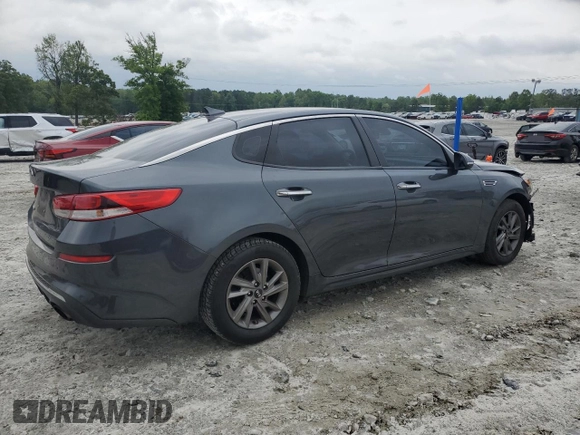 2020 Kia Optima LX with VIN 5XXGT4L32LG418503, listed as a Copart auction lot 54530305 with 198,593 mi miles and Salvage title. Bid and sale history available at DreamBid. Image 3.