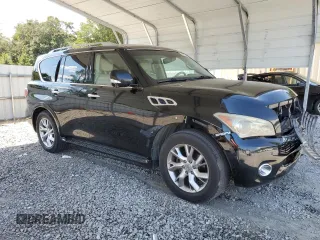 2011 Infiniti QX56 7-passenger with VIN JN8AZ2NFXB9501158, listed as a Copart auction lot 69260764 with 259,923 mi miles and Salvage Title. Bid and sale history available at carsss.com. Image 4.