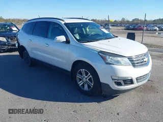 2016 Chevrolet Traverse LT z VIN 1GNKRHKD0GJ271990, wystawiony jako IAAI lot #41286827 z przebiegiem 115 216 mil mil oraz . Historia ofert i sprzedaży dostępna na DreamBid. Obrazek 1.