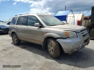 2006 Honda Pilot EX-L with RES with VIN 5FNYF286X6B003228, listed as a Copart auction lot 46131665 with 0 mi miles and Salvage Title. Bid and sale history available at carsss.com. Image 4.