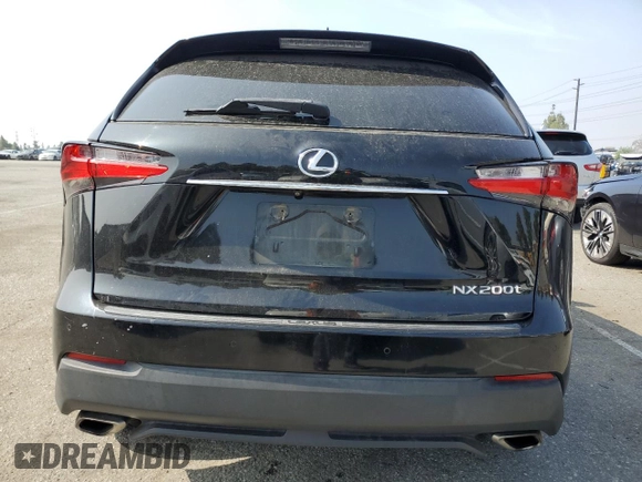 2015 Lexus NX 200t with VIN JTJYARBZ8F2017610, listed as a Copart auction lot 60721405 with 147,813 mi miles and Salvage title. Bid and sale history available at DreamBid. Image 6.