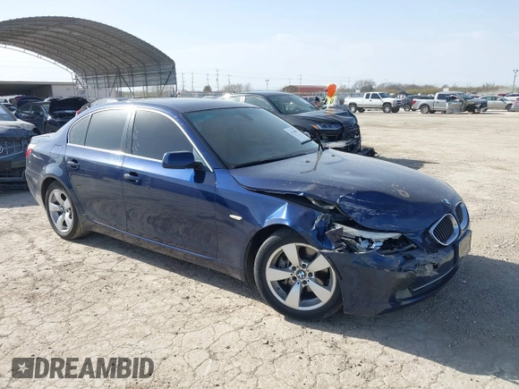 2008 BMW 5 Series 528i with VIN WBANU53568CT17593, listed as a IAAI auction lot 41740603 with 133,673 mi miles and . Bid and sale history available at carsss.com. Image 1.