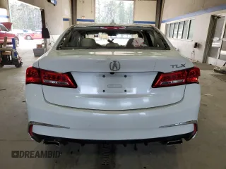 2019 Acura TLX with VIN 19UUB2F30KA000619, listed as a Copart auction lot 45849735 with 0 mi miles and Salvage Title. Bid and sale history available at carsss.com. Image 6.