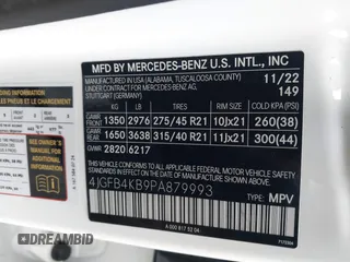 2023 Mercedes-Benz GLE 350 with VIN 4JGFB4KB9PA879993, listed as a IAAI auction lot 39994701 with 15,146 mi miles and . Bid and sale history available at DreamBid. Image 9.