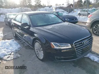 2015 Audi A8 L 4.0T with VIN WAU32AFD0FN035282, listed as a IAAI auction lot 41515136 with 76,518 mi miles. Bid and sale history available at carsss.com. Image 13.