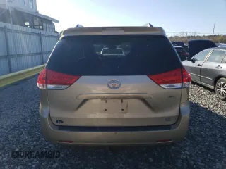 2013 Toyota Sienna LE with VIN 5TDJK3DC4DS059494, listed as a Copart auction lot 51816005 with 188,020 mi miles and Clean Title. Bid and sale history available at carsss.com. Image 6.