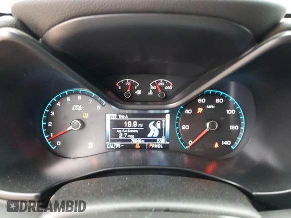 2017 Chevrolet Colorado 2WD LT with VIN 1GCHSCEN8H1295759, listed as a Copart auction lot 49147735 with 76,248 mi miles and Salvage Title. Bid and sale history available at carsss.com. Image 9.