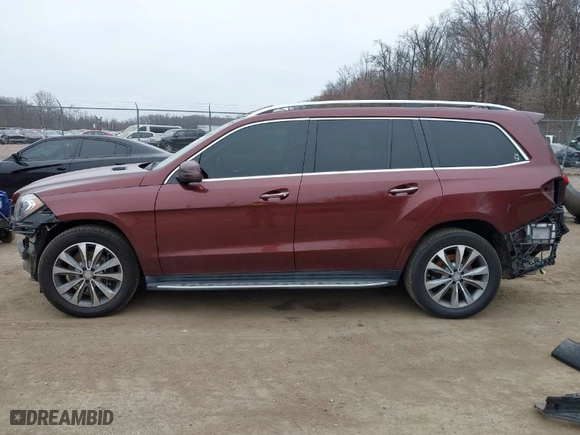 2014 Mercedes-Benz GL-Class GL 450 with VIN 4JGDF7CE3EA376091, listed as a IAAI auction lot 41696697 with 156,049 mi miles. Bid and sale history available at carsss.com. Image 14.