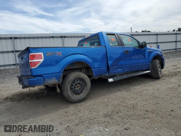 2014 Ford F-150 XL with VIN 1FTFX1EF4EFB95596, listed as a Copart auction lot 49229315 with 0 mi miles and Salvage Title. Bid and sale history available at carsss.com. Image 3.