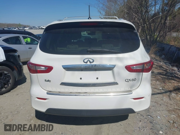 2014 Infiniti QX60 with VIN 5N1AL0MM0EC555055, listed as a IAAI auction lot 41880143 with 128,536 mi miles and . Bid and sale history available at carsss.com. Image 16.
