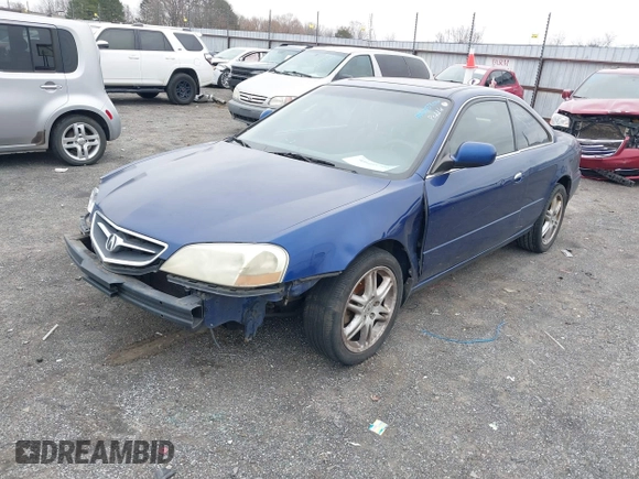 2001 Acura CL Type S with VIN 19UYA42611A036480, listed as a IAAI auction lot 41605706 with 1 mi miles. Bid and sale history available at carsss.com. Image 2.