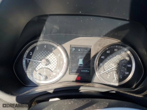2019 Hyundai Veloster 2.0 with VIN KMHTG6AF6KU019853, listed as a Copart auction lot 46937605 with 84,405 mi miles and Salvage Title. Bid and sale history available at carsss.com. Image 9.