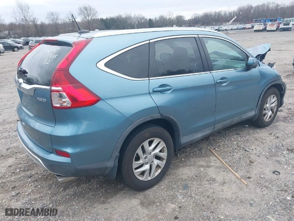 2016 Honda CR-V EX-L with VIN 2HKRM4H71GH667192, listed as a IAAI auction lot 41737621 with 58,815 mi miles. Bid and sale history available at carsss.com. Image 4.