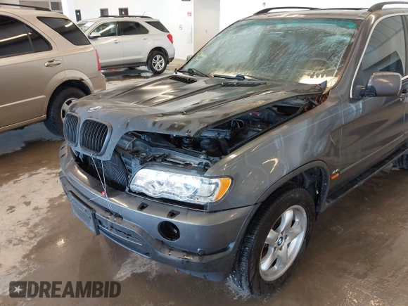 2003 BMW X5 4.4i with VIN 5UXFB33573LH46415, listed as a IAAI auction lot 41442213 with 145,290 mi miles. Bid and sale history available at carsss.com. Image 6.