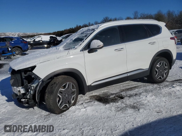 2023 Hyundai Santa Fe Limited with VIN 5NMS4DAL4PH509838, listed as a Copart auction lot 88948475 with 25,779 mi miles and Non Repairable. Bid and sale history available at carsss.com. Image 1.
