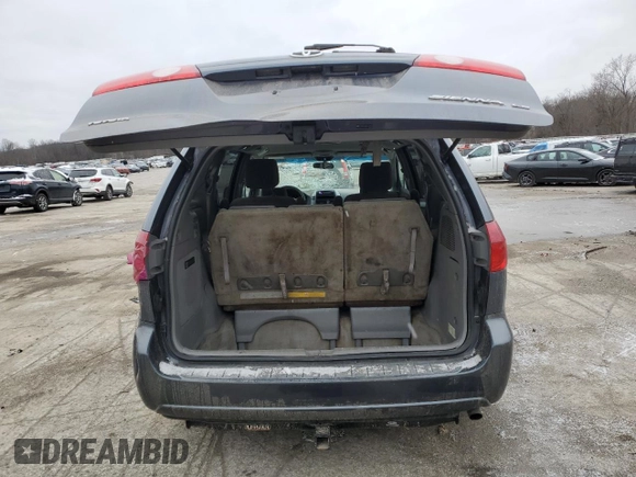 2006 Toyota Sienna CE with VIN 5TDZA23C06S549175, listed as a Copart auction lot 86749564 with 209,054 mi miles and Salvage Title. Bid and sale history available at carsss.com. Image 6.