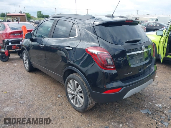 2018 Buick Encore Preferred with VIN KL4CJASBXJB657998, listed as a IAAI auction lot 42117389 with 110,550 mi miles. Bid and sale history available at carsss.com. Image 3.
