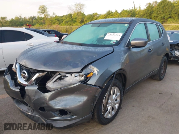 2016 Nissan Rogue S with VIN KNMAT2MT4GP724898, listed as a IAAI auction lot 42036733 with 145,679 mi miles and . Bid and sale history available at DreamBid. Image 17.