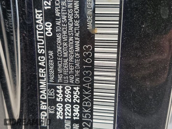 2019 Mercedes-Benz CLS with VIN WDD2J5KBXKA031633, listed as a Copart auction lot 66978684 with 38,114 mi miles and Salvage Title. Bid and sale history available at carsss.com. Image 15.