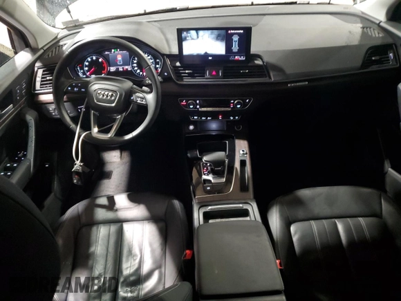 2021 Audi Q5 Premium with VIN WA1AAAFY4M2003878, listed as a Copart auction lot 47161085 with 42,627 mi miles and Salvage Title. Bid and sale history available at carsss.com. Image 8.
