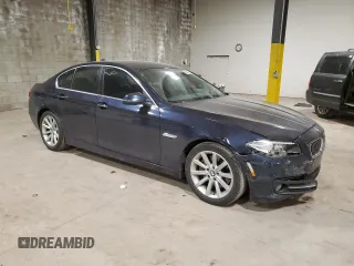 2015 BMW 5 Series 535i xDrive with VIN WBA5B3C57FD544311, listed as a Copart auction lot 88307785 with 166,662 mi miles and Salvage Title. Bid and sale history available at carsss.com. Image 4.