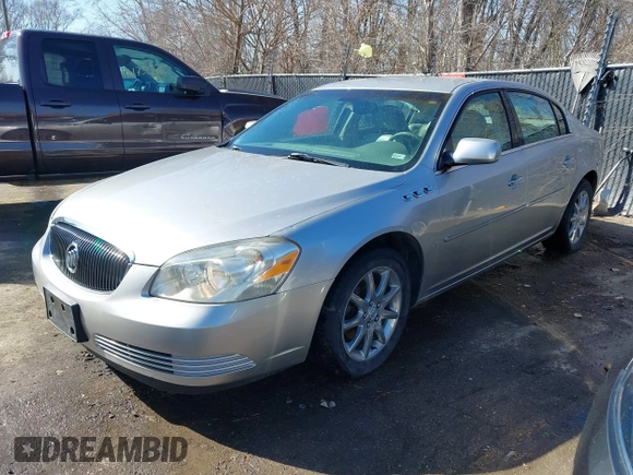 2007 Buick Lucerne V6 CXL with VIN 1G4HD57277U148897, listed as a IAAI auction lot 41743649 with 240,414 mi miles. Bid and sale history available at carsss.com. Image 2.