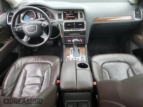 2015 Audi Q7 Premium Plus with VIN WA1LGAFE7FD020758, listed as a Copart auction lot 57027935 with 117,329 mi miles and Non repairable. Bid and sale history available at DreamBid. Image 8.