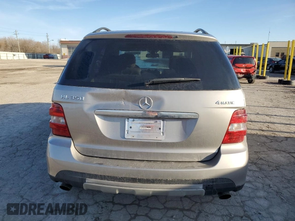 2007 Mercedes-Benz M 350 with VIN 4JGBB86E87A200743, listed as a Copart auction lot 49951635 with 184,036 mi miles and Salvage Title. Bid and sale history available at DreamBid. Image 6.