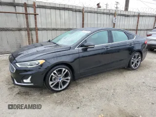2019 Ford Fusion Titanium with VIN 3FA6P0K97KR254492, listed as a Copart auction lot 54978445 with 99,278 mi miles and Salvage title. Bid and sale history available at DreamBid. Image 1.