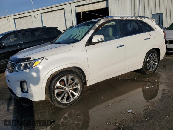2014 Kia Sorento SX with VIN 5XYKW4A77EG502287, listed as a Copart auction lot 85153084 with 0 mi miles and Salvage Title. Bid and sale history available at carsss.com. Image 1.
