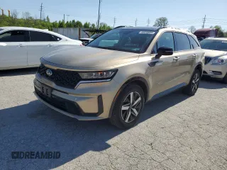 2021 Kia Sorento S with VIN 5XYRL4LCXMG006240, listed as a Copart auction lot 49976634 with 54,914 mi miles and Salvage Title. Bid and sale history available at carsss.com. Image 1.