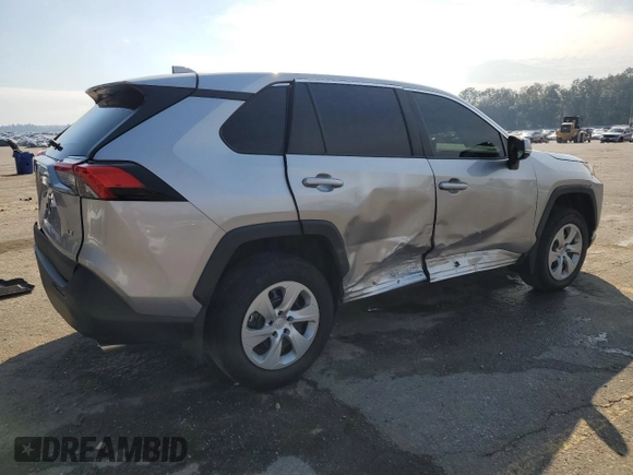 2024 Toyota RAV4 LE with VIN 2T3K1RFV1RC284617, listed as a Copart auction lot 46252955 with 27,881 mi miles and Salvage Title. Bid and sale history available at carsss.com. Image 3.