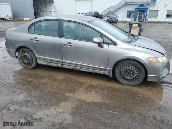 2007 Honda Civic Sdn LX with VIN 2HGFA16517H011645, listed as a Copart auction lot 50391275 with 246,005 mi miles and Non Repairable. Bid and sale history available at carsss.com. Image 4.