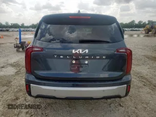 2024 Kia Telluride LX with VIN 5XYP24GC2RG422360, listed as a Copart auction lot 62928185 with 23,563 mi miles and Salvage title. Bid and sale history available at DreamBid. Image 6.