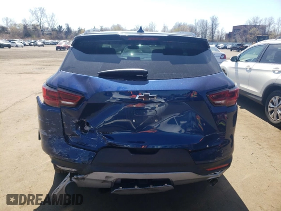 2023 Chevrolet Blazer LT с VIN 3GNKBHR49PS140971, выставлен на аукционе Copart как лот 53527345 с пробегом 18 592 миль миль и Списание • Salvage title. История ставок и продаж доступна на DreamBid. Изображение 6.