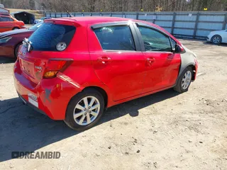 2016 Toyota Yaris L with VIN VNKKTUD39GA058079, listed as a IAAI auction lot 41651786 with 148,969 mi miles. Bid and sale history available at carsss.com. Image 4.