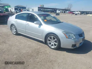 2008 Nissan Maxima SE with VIN 1N4BA41EX8C803390, listed as a IAAI auction lot 41592130 with 132,468 mi miles and . Bid and sale history available at DreamBid. Image 6.