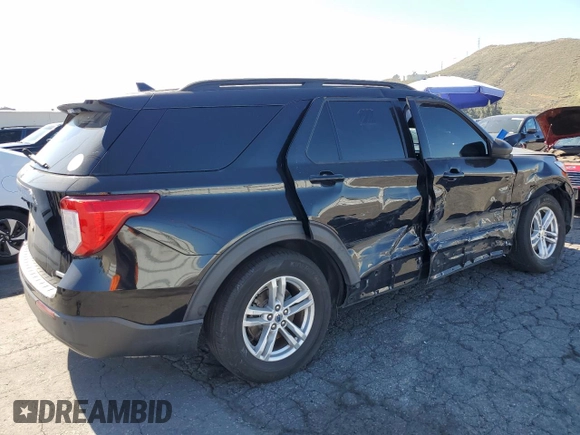 2020 Ford Explorer XLT with VIN 1FMSK7DH8LGB93761, listed as a Copart auction lot 44764115 with 71,504 mi miles and Salvage Title. Bid and sale history available at carsss.com. Image 3.