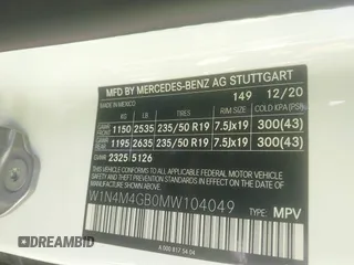 2021 Mercedes-Benz GLB 250 z VIN W1N4M4GB0MW104049, wystawiony jako IAAI lot #42292913 z przebiegiem 63 626 mil mil oraz . Historia ofert i sprzedaży dostępna na DreamBid. Obrazek 9.