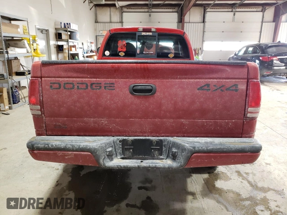 1999 Dodge Dakota SLT with VIN 1B7GG22X8XS314588, listed as a Copart auction lot 87926555 with 204,208 mi miles and Salvage Title. Bid and sale history available at carsss.com. Image 6.