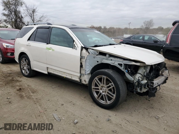 2007 Cadillac SRX with VIN 1GYEE63A870172327, listed as a Copart auction lot 80728804 with 160,973 mi miles and Salvage Title. Bid and sale history available at carsss.com. Image 4.