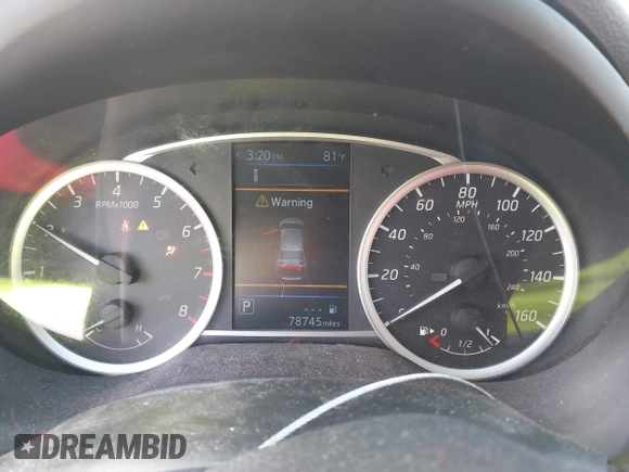 2019 Nissan Sentra SV with VIN 3N1AB7AP1KY451694, listed as a IAAI auction lot 41814608 with 78,745 mi miles and . Bid and sale history available at DreamBid. Image 7.