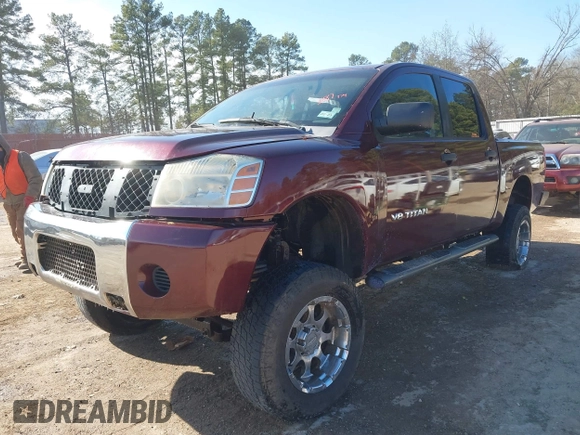2007 Nissan Titan XE with VIN 1N6BA07A37N246586, listed as a IAAI auction lot 41393187 with 303,317 mi miles. Bid and sale history available at carsss.com. Image 2.