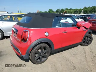 2022 MINI Convertible Cooper S with VIN WMW43DL09N3N61439, listed as a Copart auction lot 60082884 with 0 mi miles and Salvage Title. Bid and sale history available at carsss.com. Image 3.