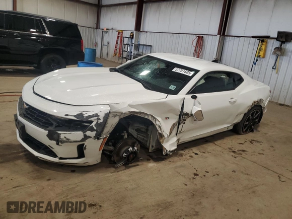 2023 Chevrolet Camaro 1LT с VIN 1G1FB1RX7P0131150, выставлен на аукционе Copart как лот 57781605 с пробегом 42 810 миль миль и Списание • Salvage title. История ставок и продаж доступна на DreamBid. Изображение 1.