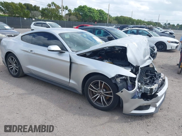 2016 Ford Mustang EcoBoost z VIN 1FA6P8TH5G5305096, wystawiony jako IAAI lot #41908211 z przebiegiem 106 585 mil mil oraz . Historia ofert i sprzedaży dostępna na DreamBid. Obrazek 1.